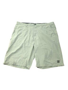 Billabong Mens Light Gray Crossfire Submersible Shorts Size 38 Quick Dry Stretch
